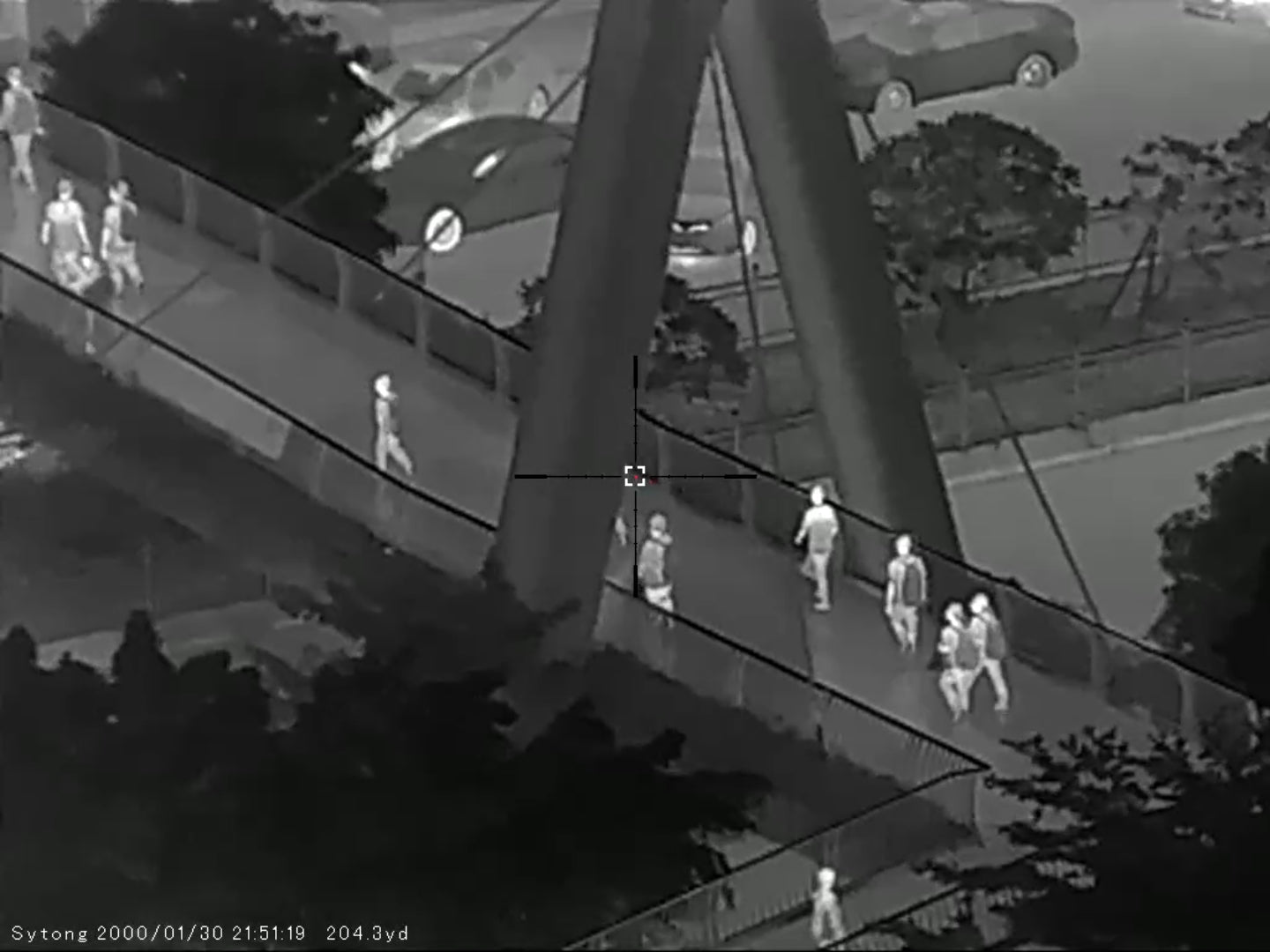 Sytong GM03-35/50LRF Thermal Rifle Scope with Laser Range Finder