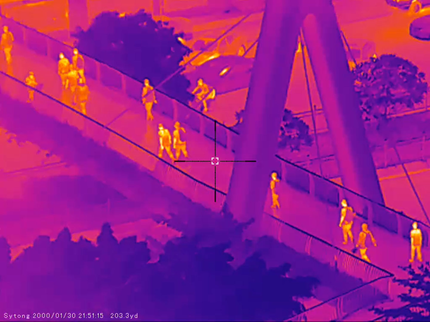 Sytong GM03-35/50LRF Thermal Rifle Scope with Laser Range Finder