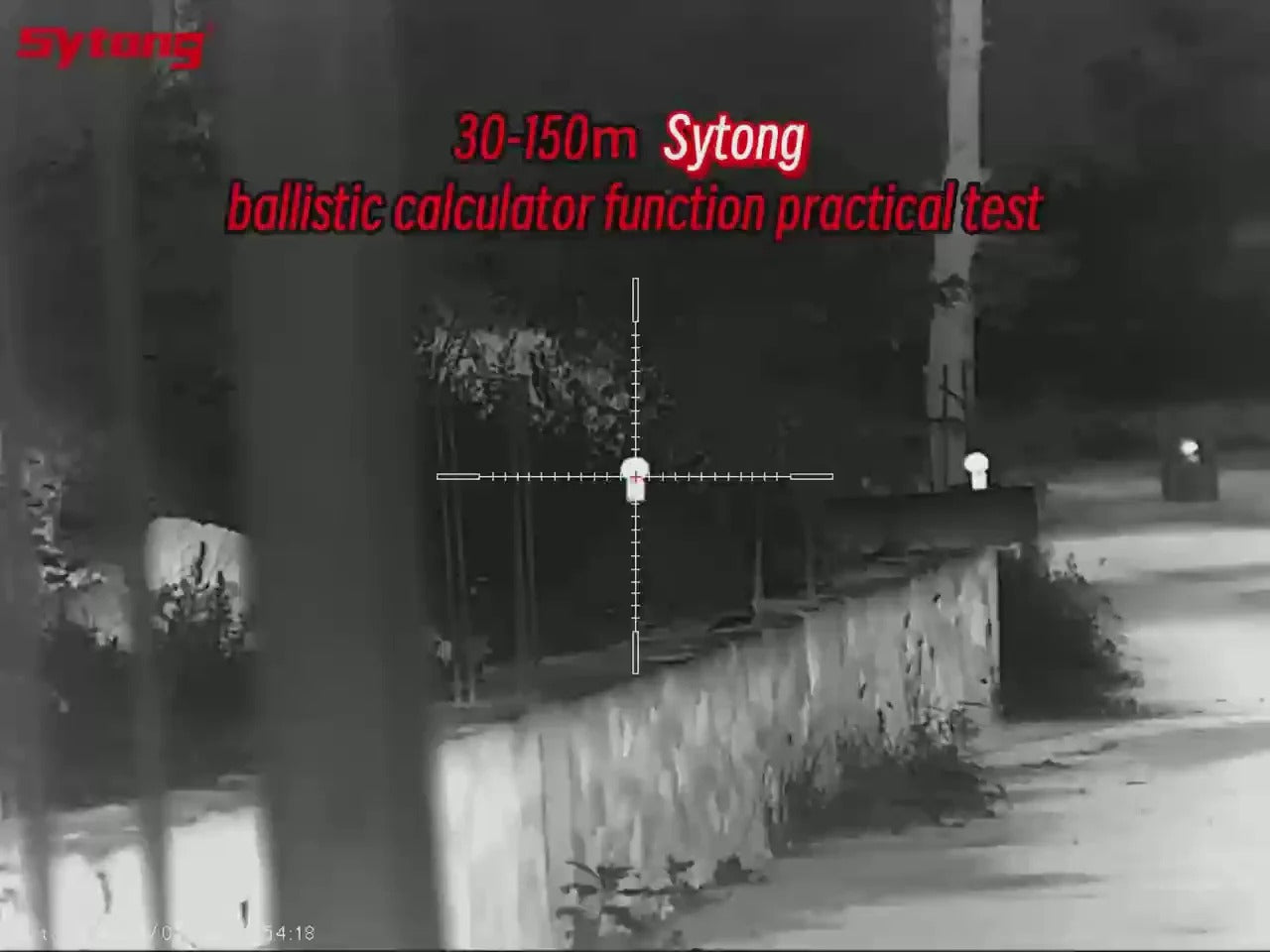 Sytong XM03/06-35LRF Thermal Rifle Scope with Range Finder and Ballistics